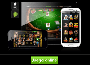 Aplicaciones, versión móvil juegos casino