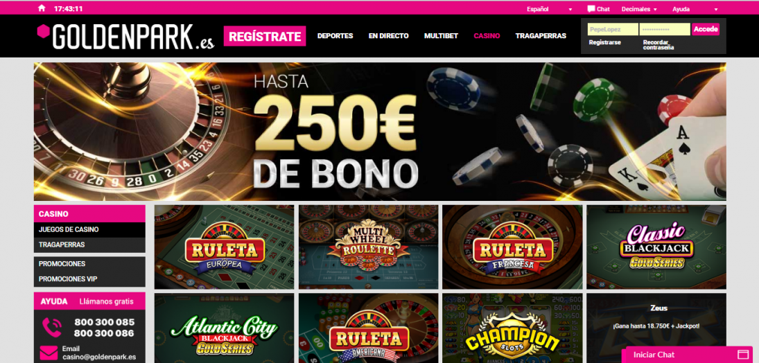 Goldenpark Casino Colombia