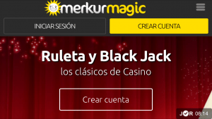 Interfaz version blackjack movil Merkur Magic