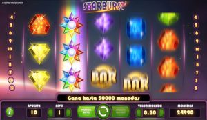 Starburst y Blackjack Classic desatan una locura de lucros en el Casino777