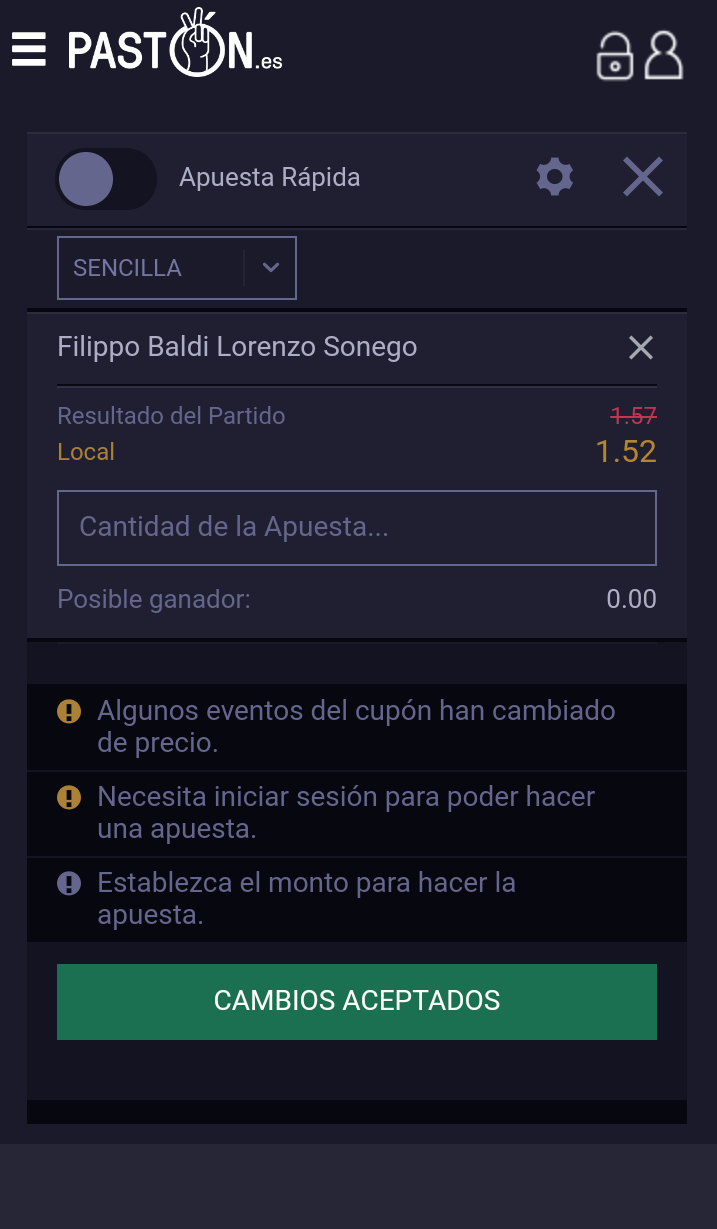Ticket de apuestas